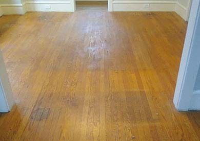 New Jersey Hardwood Floor Before